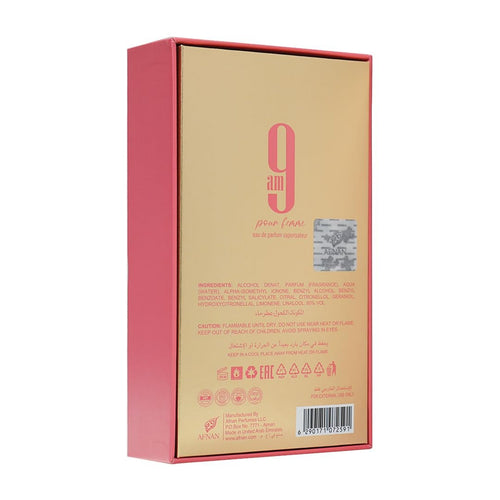 Afnan 9 AM Pour Femme Eau de Parfum 